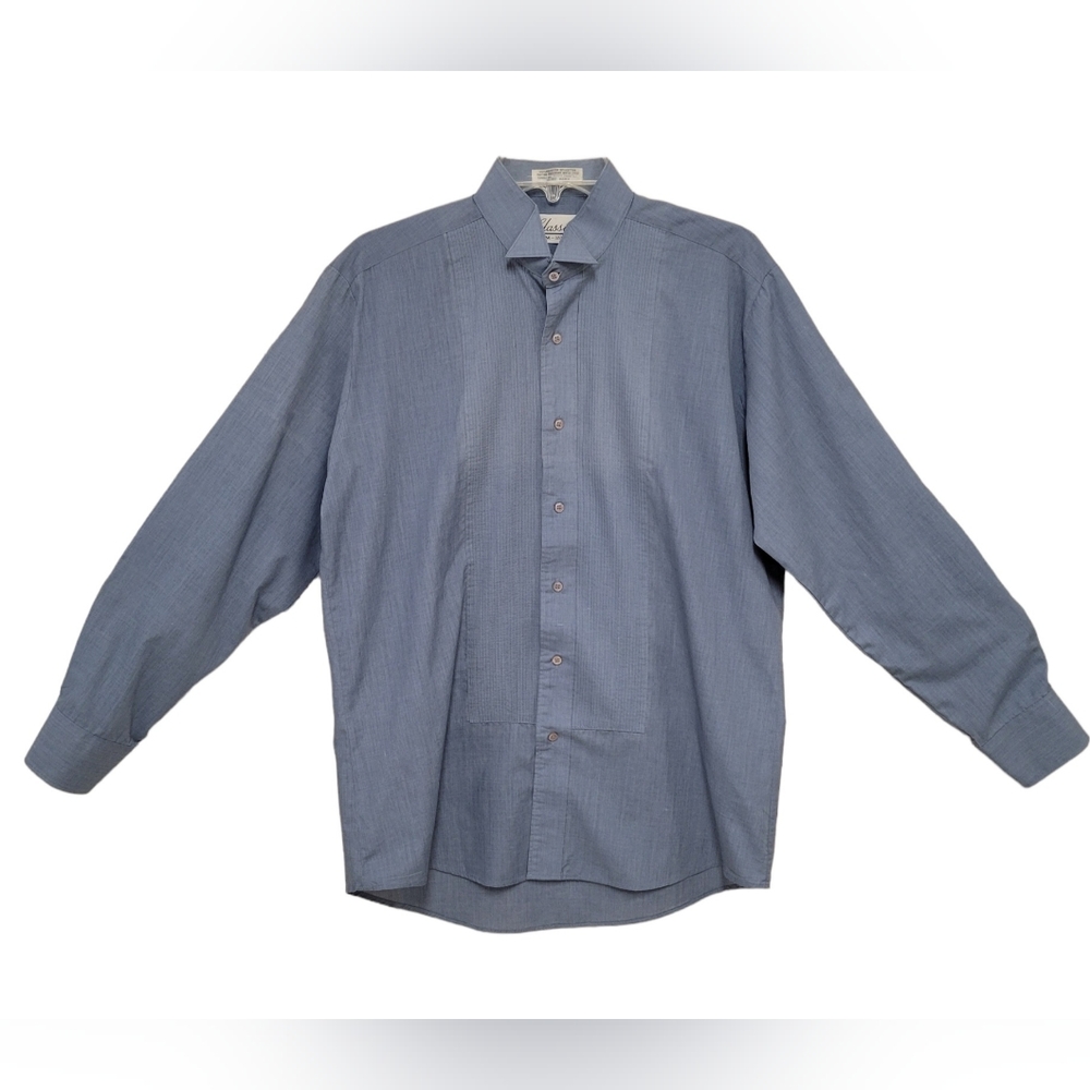 Classix Men's Tuxedo Style Longsleeve Button Down… - image 1